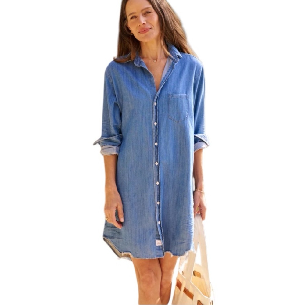 Frank & Eileen Light Blue Denim Mini Dress
